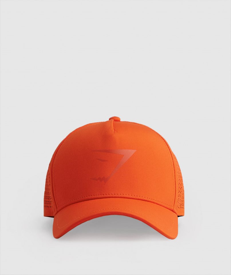 Gymshark Mesh Trucker Caps Orange | CA N0DA36